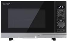 Sharp YC-PG204AE-S Stand-Mikrowelle Grill 45,5cm breit 20 Liter 700W Drehteller silber