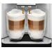 Siemens TQ507D02 Kaffeevollautomat Espressomaschine 15bar Keramik-Mahlwerk Tassenwärmer edelstahl schwarz