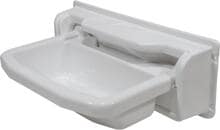 Carysan Klappwaschbecken Waschtisch Kunststoff 523x175x305mm Wohnwagen Wohnmobil reinweiß
