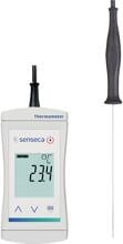 Senseca ECO 121-H-I1.5 Alarmthermometer Thermometer -70 +250°C Fühler-Typ Pt1000 weiß