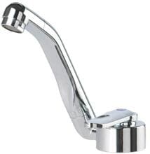 Dometic AC 539 Einhebelmischer Camping-Wasserhahn mit Vormischer Kunststoff abklappbar chrom
