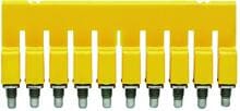 20 Stück Weidmüller Q 10 WDL2.5S Querverbinder für Klemmen W-Reihe 10-polig gelb