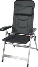 Isabella Loke High Back Campingstuhl Klappstuhl 79cm Rückenlehne dunkelgrau