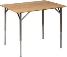 Bo-Camp Suffolk Campingtisch Falt-Tisch Gartentisch 80x60cm Outdoor höhenverstellbar Bambus