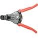 Knipex 12 21 180 Abisolierzange Zange Kabel Abisolierer einstellbarer Längenanschlag Druckfeder 0,5 bis 6mm² rot