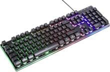 Renkforce RF-GMK-150 USB Gaming-Tastatur Keyboard kabelgebunden beleuchtet QWERTZ schwarz