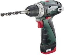 Metabo PowerMaxx BS Akku-Bohrschrauber 10.8V 2Ah Li-Ion 2Gang grün schwarz rot