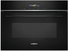 Siemens CE732GXB1 iQ700 Einbau-Mikrowelle mit Grill 36 Liter 59,4cm breit 1000 Watt TFT Touchdisplay 10 Automatikprogramme schwarz