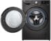 LG F2WV9082B Waschmaschine Frontlader 8,5kg 1200U/min Slim Fit AquaLock ThinQ Steam black steel