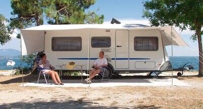EuroTrail Toscana Sonnenvordach Sonnensegel Sonnenschutz für Wohnwagen 700cm