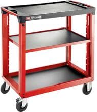 Facom ROLL.UC3SM4 fahrbarer Beistelltisch 3 Ebenen 4 Mod 22kg rot schwarz