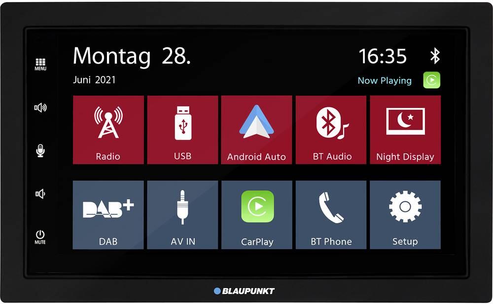 Blaupunkt Oslo 600 DAB Autoradio Radio DAB-Antenne Bluetooth Apple CarPlay Android Auto schwarz