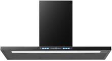 Wolkenstein WT3-90A++BR Dunstabzugshaube Wandhaube 90cm breit LED Beleuchtung 5 Leistungsstufen schwarz