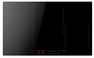 Amica KMI 772 680 C autarkes Induktionskochfeld 78cm breit Glaskeramik Boosterfunktion Timer Kindersicherung rahmenlos schwarz