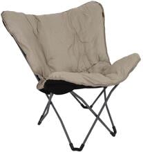 Bo-Camp Butterfly Redbridge Schmetterlingsstuhl Campingstuhl Relaxsessel L beige