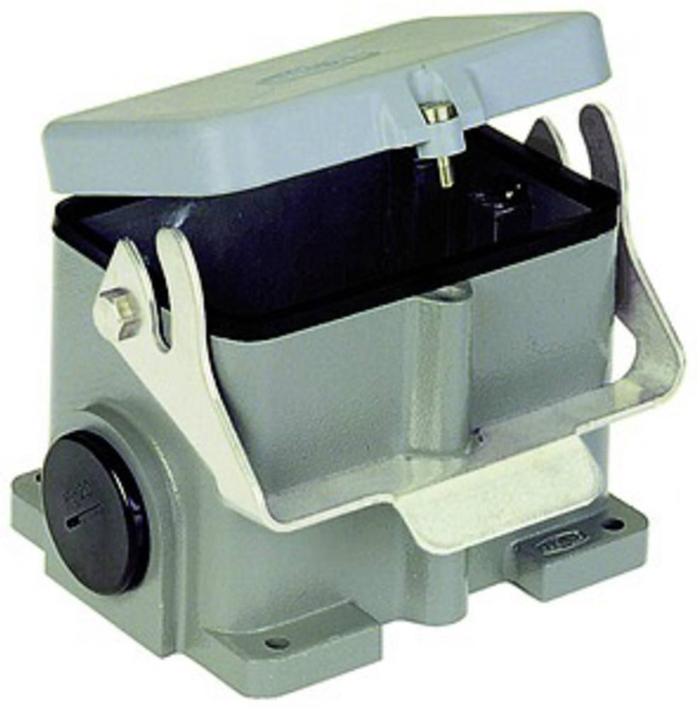 Harting 19300480298 Sockelgehäuse Steckverbindergehäuse 2x M40 grau