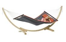 Amazonas American Dream Hängematten Komplettset Garten Outdoor grau