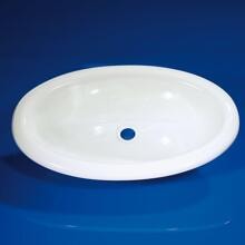 Comet 8702.06.00 Waschbecken Waschtisch 450x275mm Wohnwagen Wohnmobil oval weiß