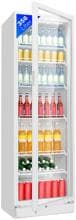 Bomann KSG 7351 Flaschenkühlschrank Getränkekühlschrank 59,5cm breit 356 Liter Glastür weiß