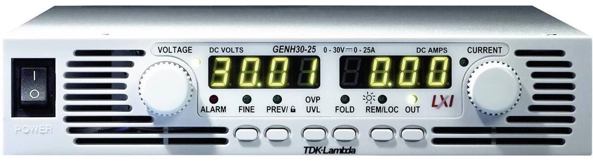 TDK-Lambda GENH60-12.5/LN 19" Labornetzgerät einstellbar 0-60V/DC 0-12,5A 750W programmierbar