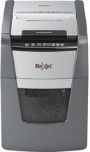 Rexel Optimum AutoFeed+ 90X Aktenvernichter Papierschredder 34 Liter Partikelschnitt Heftklammern Sicherheitsstufe P-4 schwarz