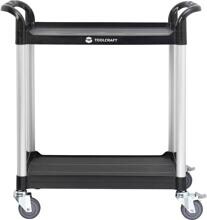 TOOLCRAFT 1296213 Servicewagen Werkstattwagen Traglast max. 30kg schwarz silber