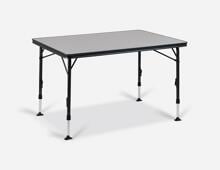 Crespo Sevilla Campingtisch Klapptisch Gartentisch Esstisch 120x80cm Melamin-Tischplatte Outdoor grau