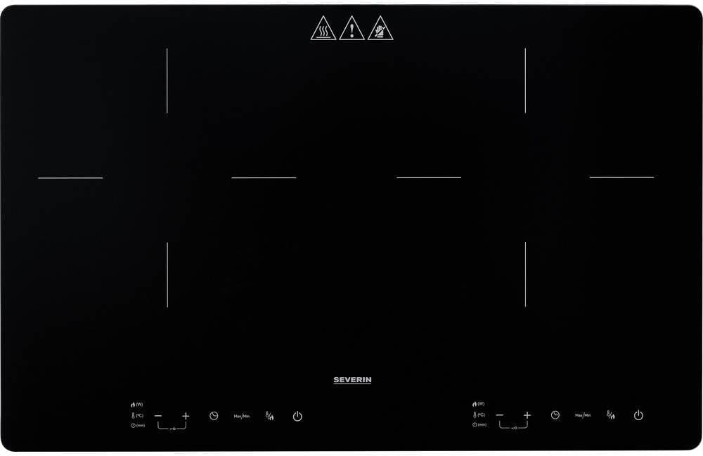 Severin DK1033 Doppel-Induktionsplatte Kochplatte Timerfunktion 3400W tragbar schwarz
