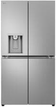 LG GML960PYFE Side-by-Side Stand-Kühl-Gefrierkombination 91,4cm breit 637 Liter Multidoor NoFrost Eis- Crushed Ice- und Wasserspender Festwasseranschluss Prime Silver