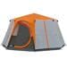 Coleman Cortes Octagon 8 Rundzelt Campingzelt Tipizelt 8-Personen 396x396cm Camping grau orange