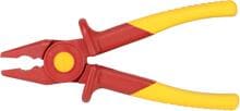 Knipex 98 62 01 VDE Kombizange Kombinationszange 180mm Kunststoff glasfaserverstärkt gelb rot