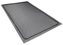 Travellife aufblasbarer Zeltboden Bodenbelag Bodenplane 600x250cm Camping Outdoor PVC grau