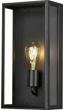Konstsmide Carpi LED-Außenwandleuchte Wandlampe Glühlampe E27 dimmbar schwarz