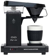 Moccamaster 69221 Cup-One Filterkaffeemaschine 1090 Watt rutschfester Boden Anti-Tropf-Mechanismus matt schwarz