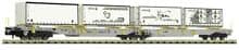Fleischmann 825014 N Modellbahn Container-Doppeltragwagen Doppeltaschen-Gelenkwagen der AAE