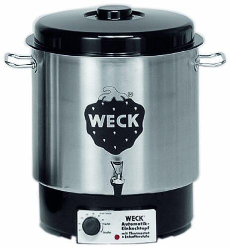 Weck WAT24A Einkochautomat Heißgetränkeautomat Entsafter 2000 Watt 230V Edelstahl schwarz