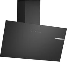 Bosch DWK85DK60 Dunstabzugshaube Kopffreihaube 79cm breit Abluft Umluft Touch-Bedienung Metallfettfilter schwarz