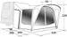 Outwell Parkville 200SA Xtra Tall Luft-Busvorzelt 320x290cm Camping Reisemobil grau