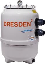 Behncke Dresden³ Filterkessel Filterbehälter Poolfilter Ø 600mm Anschlussverschraubung 1 1/2" lichtgrau