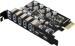Renkforce RF-6613198 Controllerkarte 5+2 Port USB PCIe x1 USAP