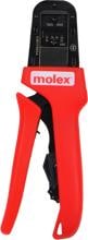 Molex 638117800 Crimpzange Presszange Handzange 24–28 AWG rot schwarz