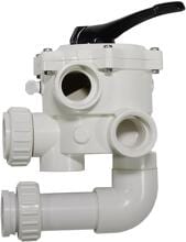 PoolCare 6-Wegeventil 1 1/2" komplett für WT-Sandfilter Poolfilter-Zubehör weiß