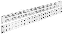 Bott 14025282.16V Lochplatten-Seitenschiene Lochplattensystem Lochwand 990x76,2x13mm Stahl weiß