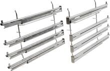 Bosch Siemens 00708572 Vollauszug 4-fach silber