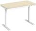 SpeaKa Professional SP-12061128 Sitz-Stehschreibtisch Schreibtisch elektrisch höhenverstellbar Holz weiß