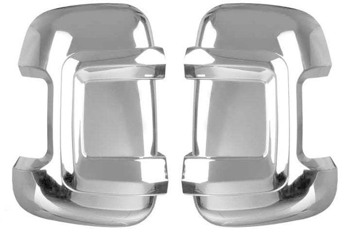 Carbest 45811 Spiegelprotektoren-Set Spiegelschutz für Fiat Ducato ab Bj. 2006 chrom