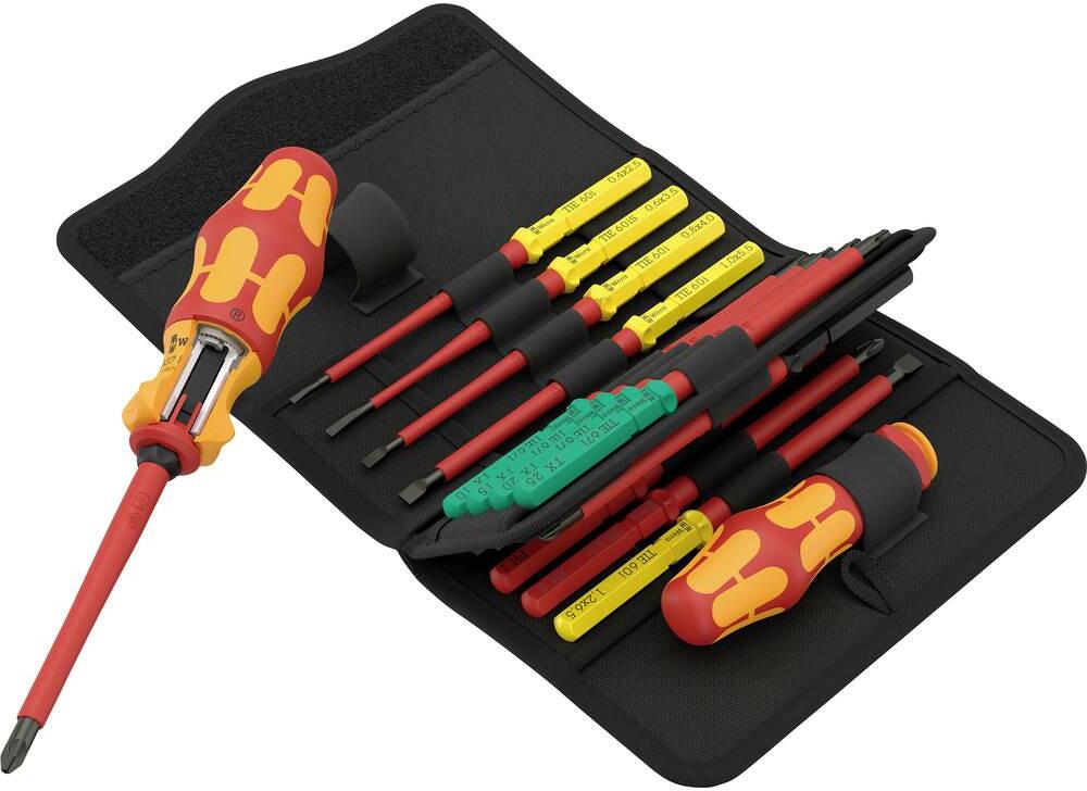 Wera 05006618001 VDE Schraubendreher-Set 17tlg. Kreuzschlitz Phillips Schlitz Pozidriv TORX
