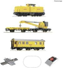 Roco 5100002 Diesellokomotive BR 212 Kranzug der DB H0 Analog Start Set