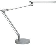 Unilux Mamboled 2.0 LED-Tischleuchte Schreibtischleuchte dimmbar Gelenkarm grau