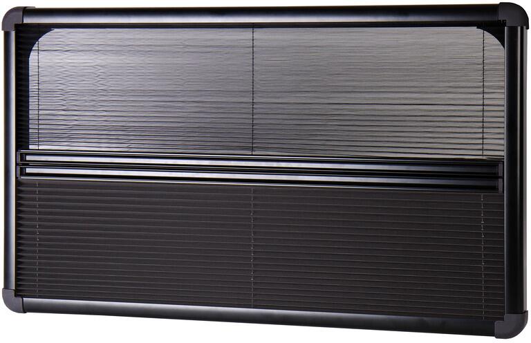 Carbest Innenrollo mit Rahmen für RW Compact 350x500mm Camping Wohnwagen Wohnmobil schwarz